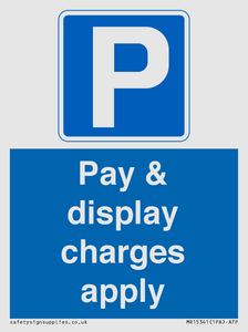 Pay & display charges apply
